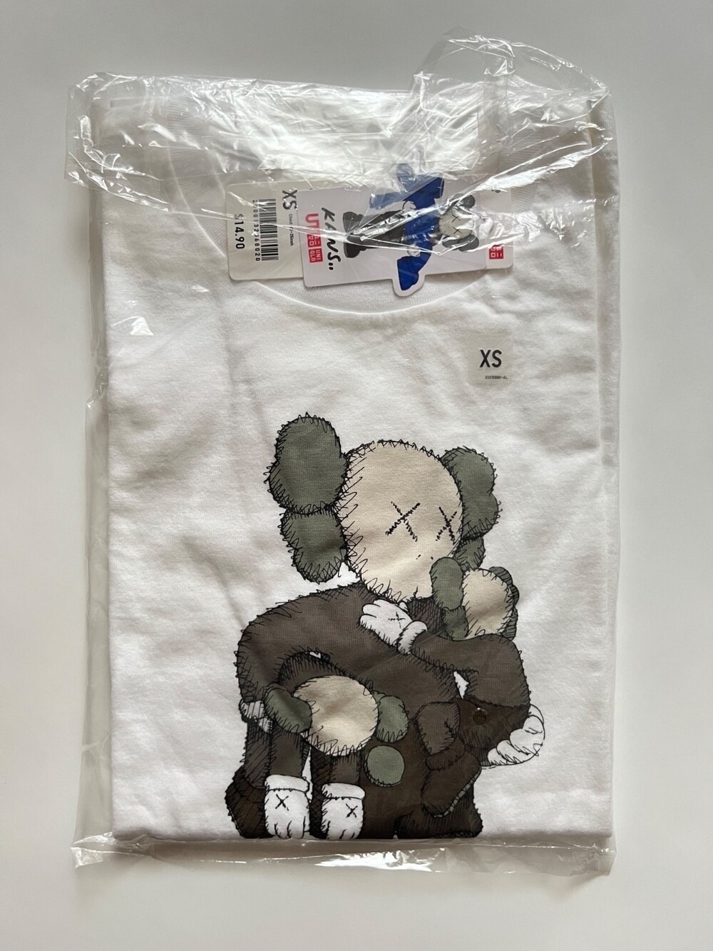 KAWS x Uniqlo Clean Slate Tee (US Sizing) White Size XS - New With Tags